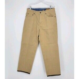 Orvis KHP Jeans Field Pants 34 x 29 Mens Tan Canvas Workwear Heavyweight